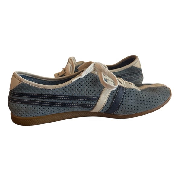 Coach Ellie Sneakers - Vintage Perforated Suede Shoes Women’s Size 7 - Picture 6 of 11